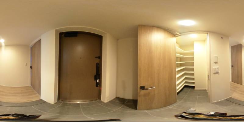 パノラマ画像玄関