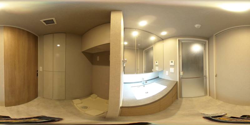 パノラマ画像洗面所