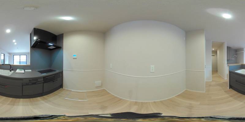 パノラマ画像キッチン