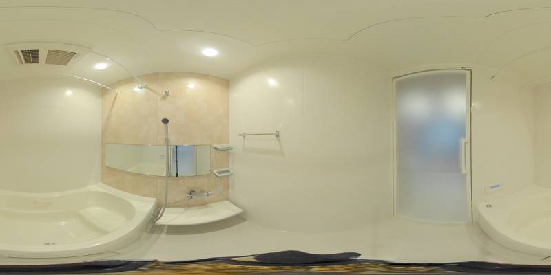 パノラマ画像バスルーム