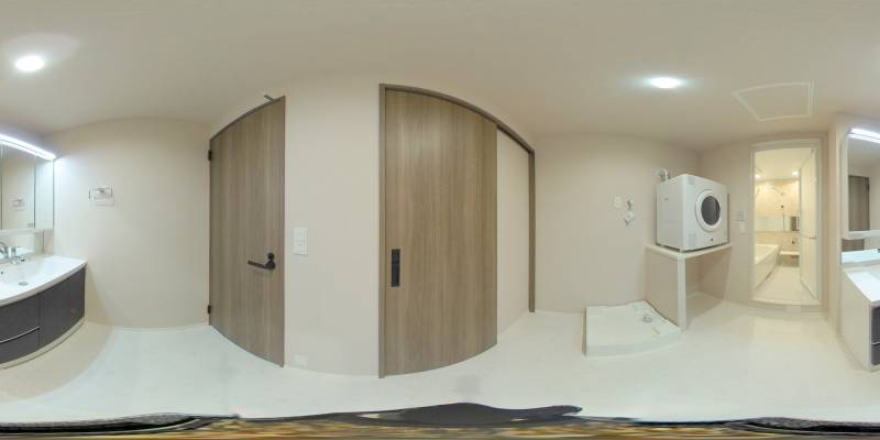 パノラマ画像洗面所