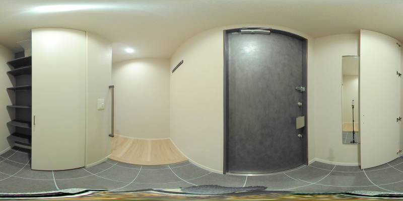 パノラマ画像玄関