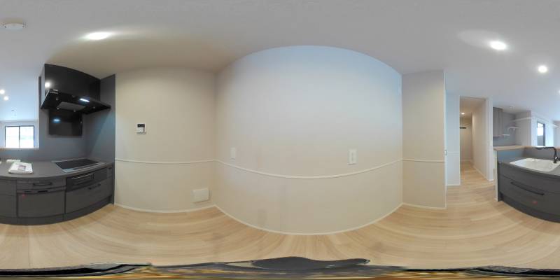 パノラマ画像キッチン