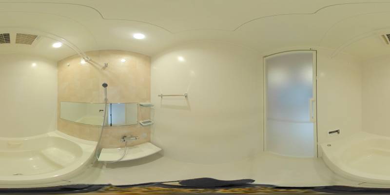 パノラマ画像バスルーム