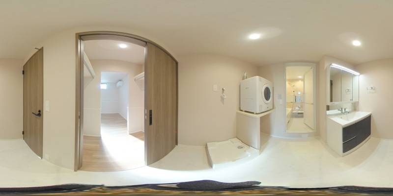 パノラマ画像洗面所