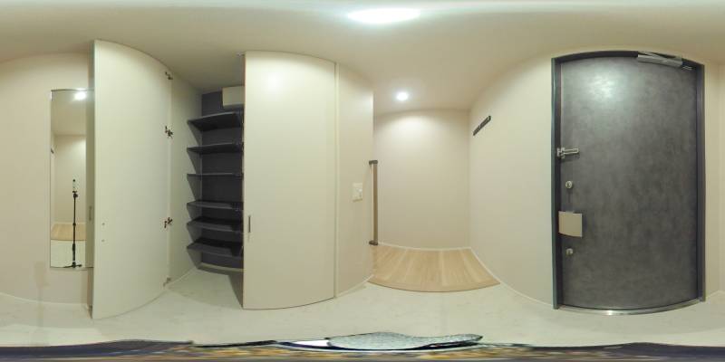 パノラマ画像玄関