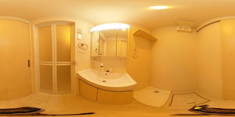 パノラマ画像洗面所