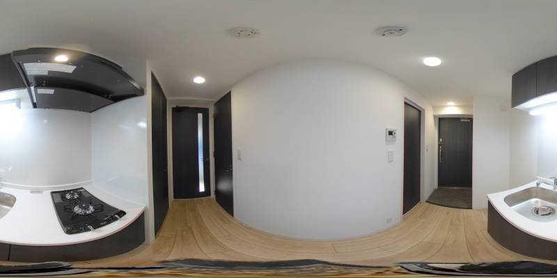 パノラマ画像キッチン