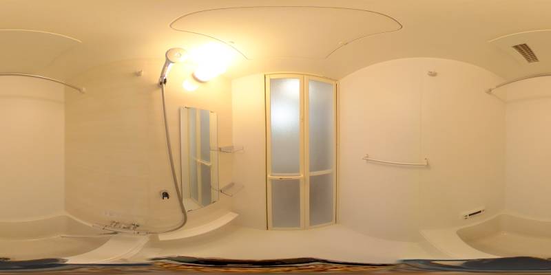 パノラマ画像バスルーム