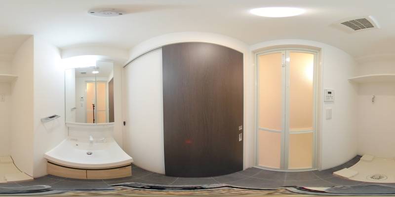 パノラマ画像洗面所