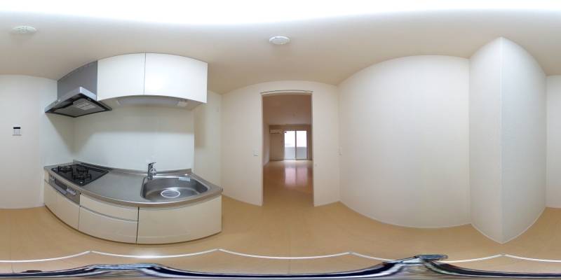 パノラマ画像キッチン