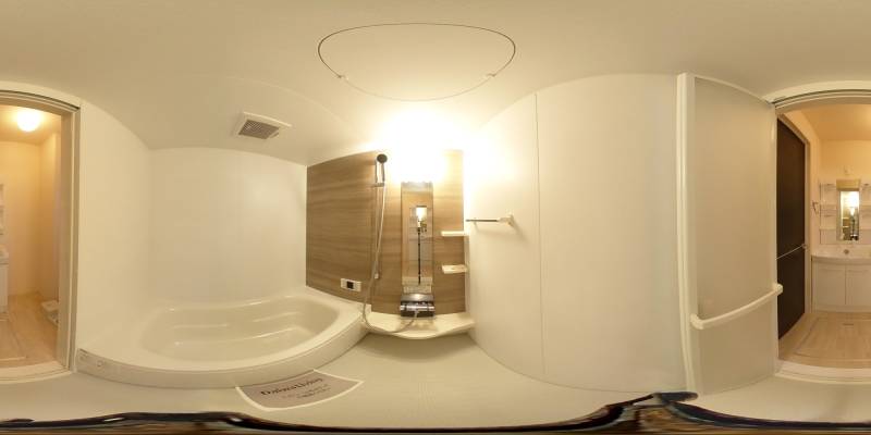 パノラマ画像バスルーム