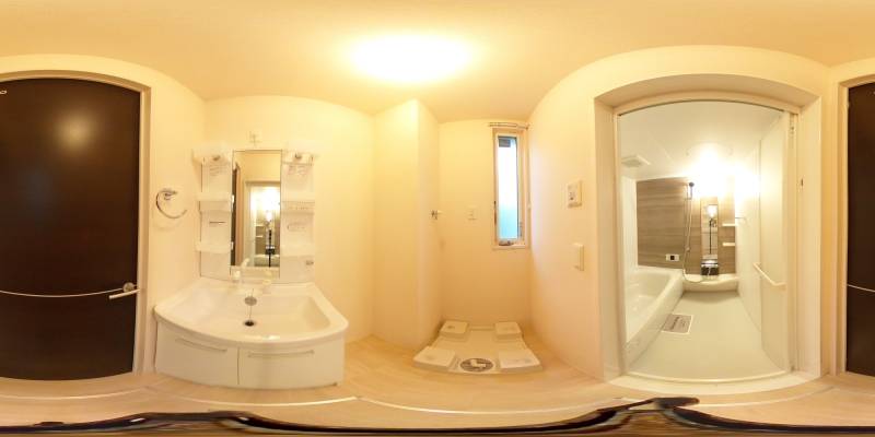 パノラマ画像洗面所