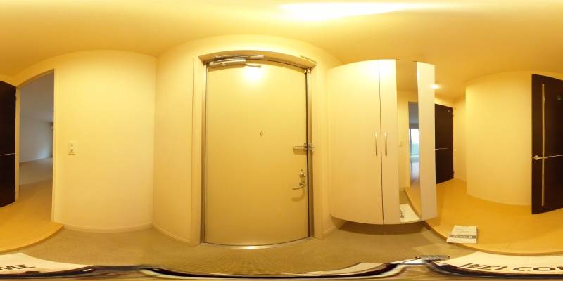 パノラマ画像玄関