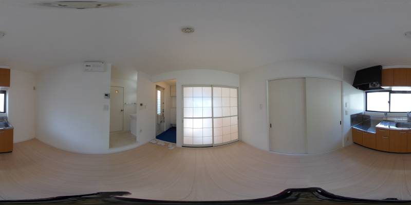 パノラマ画像キッチン