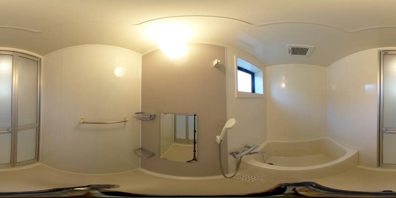 パノラマ画像バスルーム