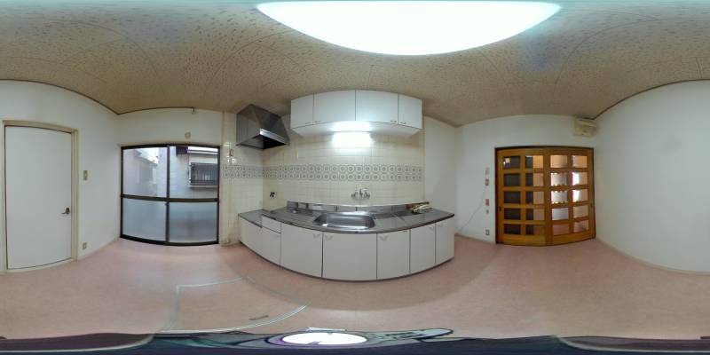 パノラマ画像キッチン