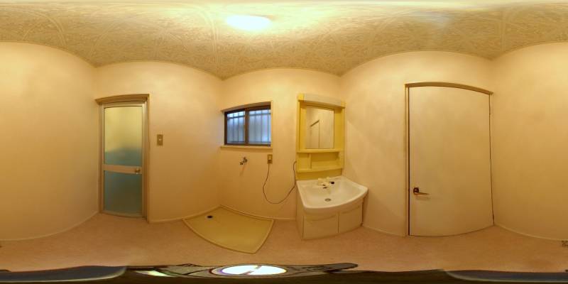 パノラマ画像洗面所