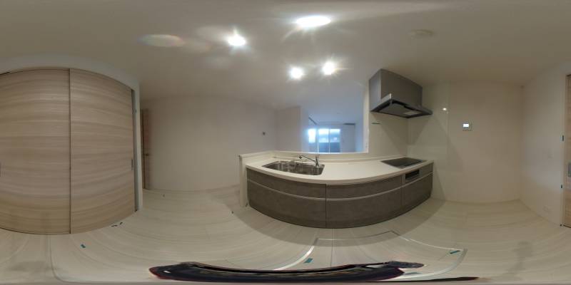 パノラマ画像キッチン