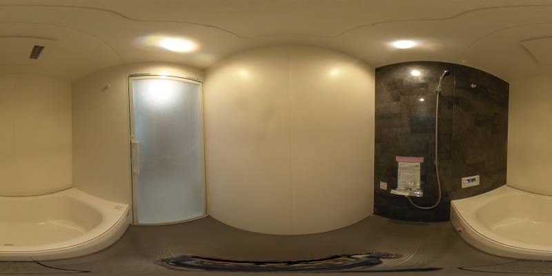 パノラマ画像バスルーム