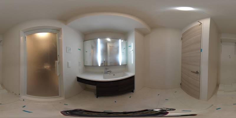 パノラマ画像洗面所