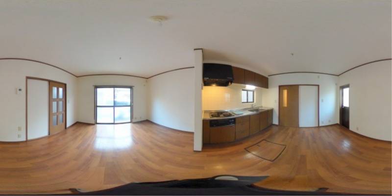 パノラマ画像リビング