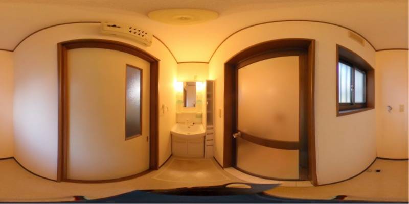 パノラマ画像洗面所