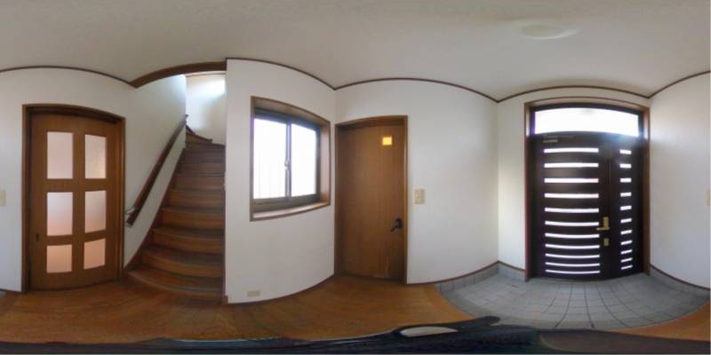 パノラマ画像玄関