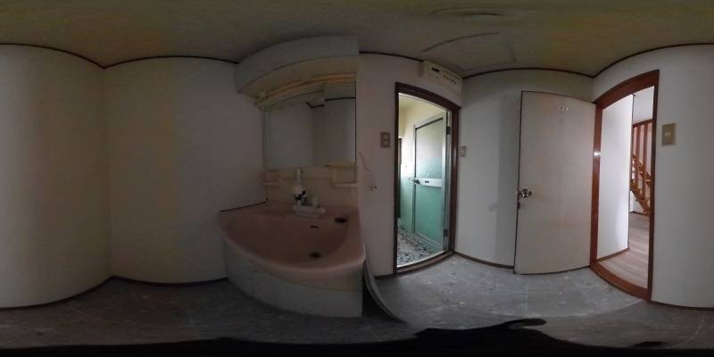 パノラマ画像洗面所