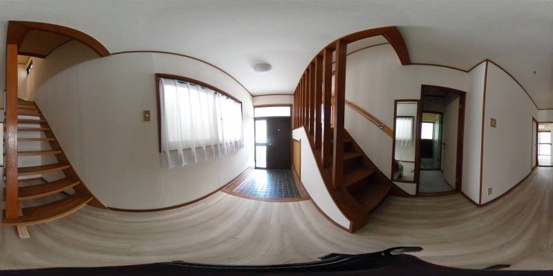 パノラマ画像玄関