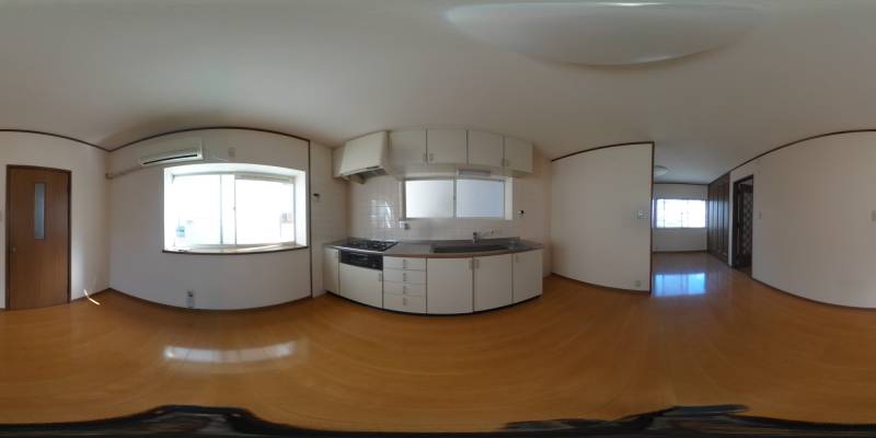 パノラマ画像キッチン