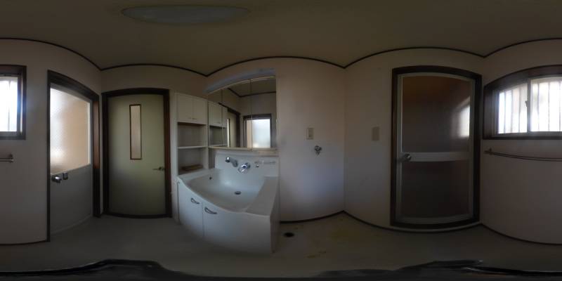 パノラマ画像洗面所