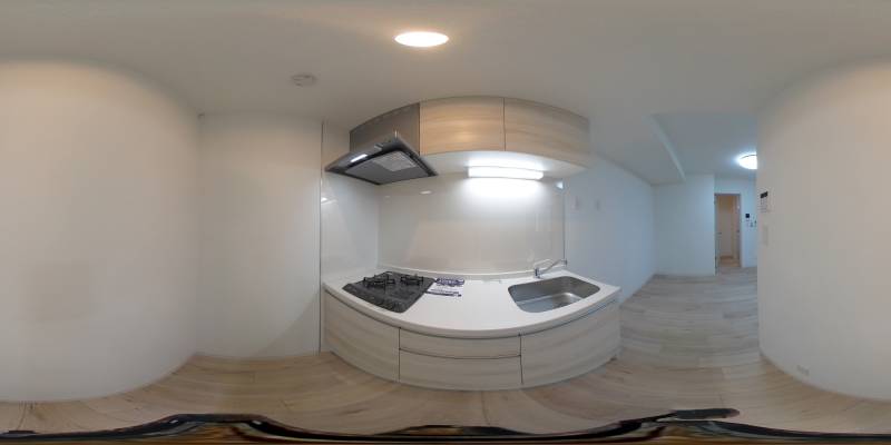 パノラマ画像キッチン