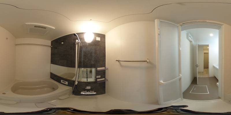 パノラマ画像バスルーム