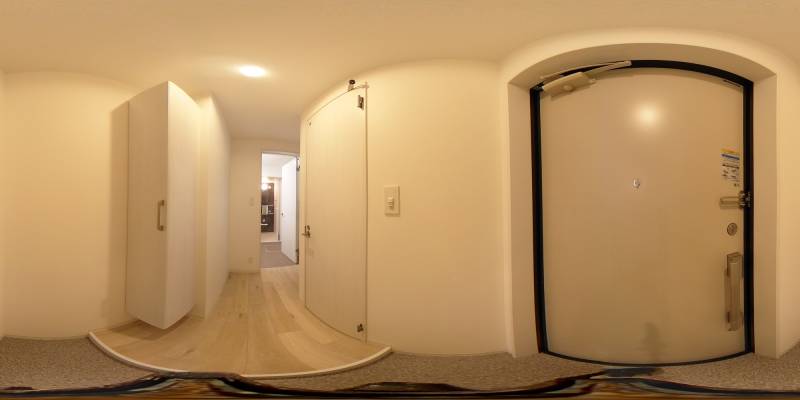 パノラマ画像玄関