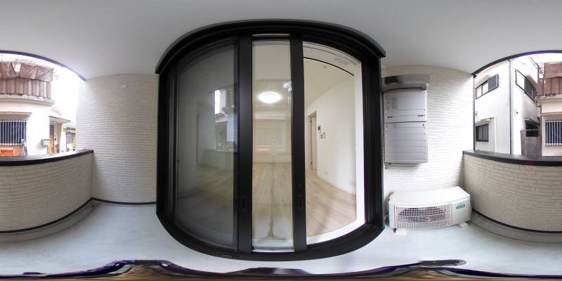 パノラマ画像バルコニー