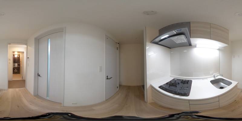 パノラマ画像キッチン