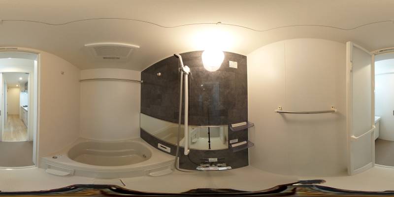 パノラマ画像バスルーム