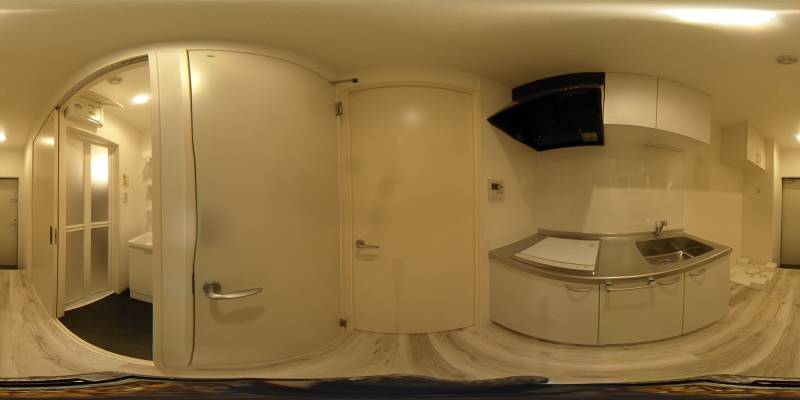 パノラマ画像キッチン