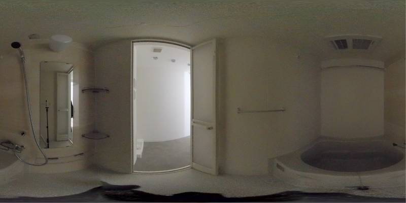 パノラマ画像バスルーム