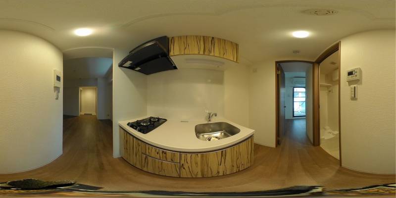 パノラマ画像キッチン