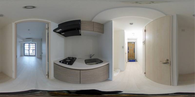 パノラマ画像キッチン