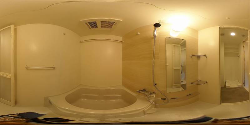 パノラマ画像バスルーム