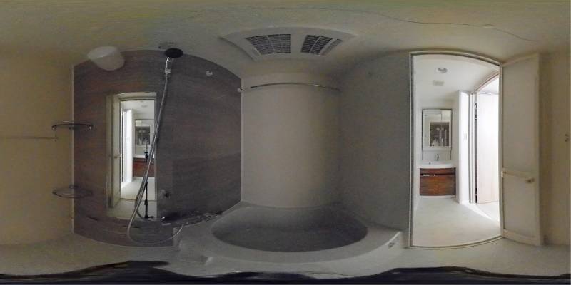 パノラマ画像バスルーム