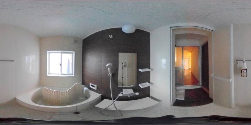 パノラマ画像バスルーム