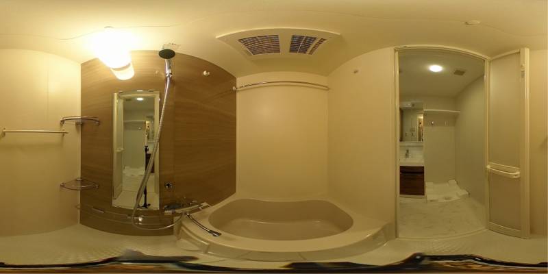 パノラマ画像バスルーム