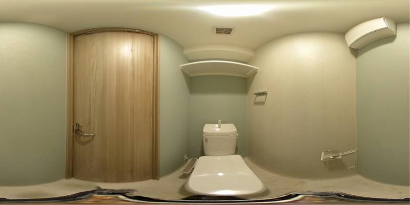 パノラマ画像トイレ