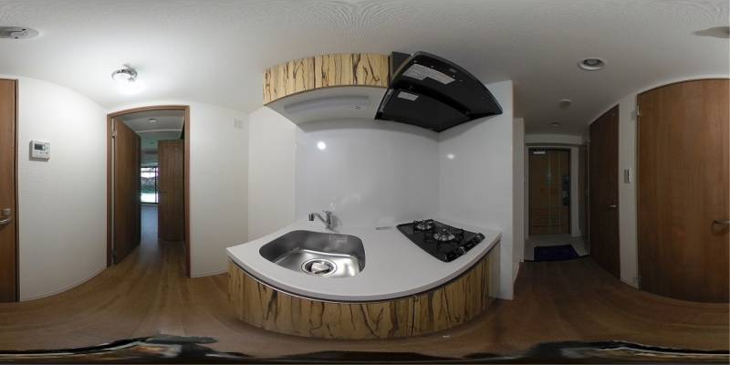 パノラマ画像キッチン