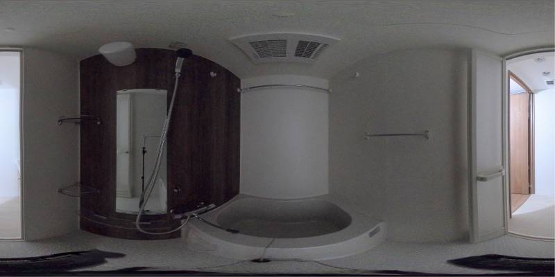 パノラマ画像バスルーム