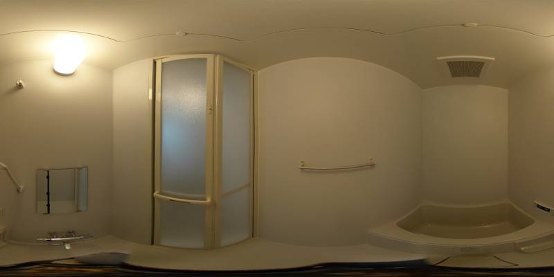 パノラマ画像バスルーム